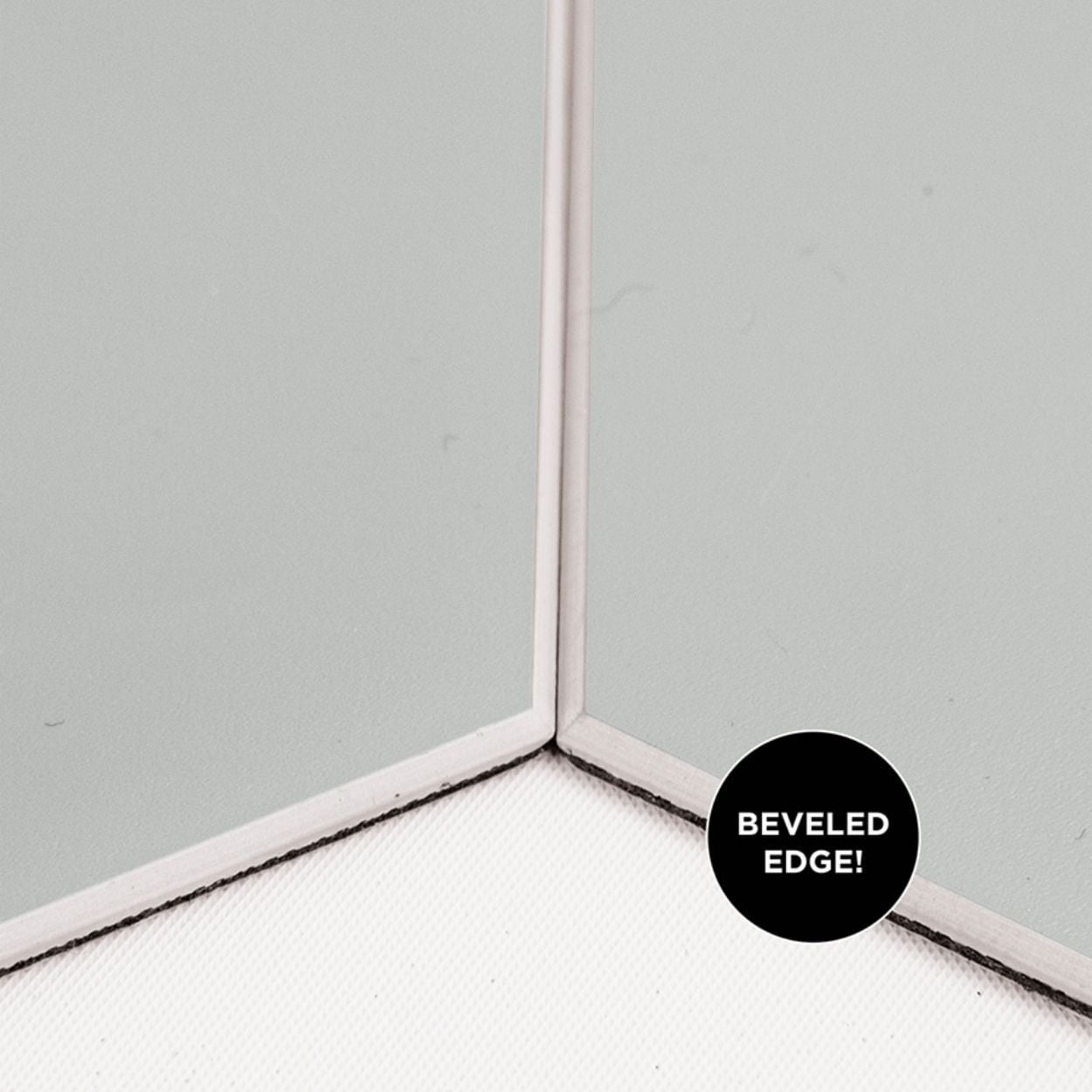 Hexagon Grey Peel & Stick Luxury Wall