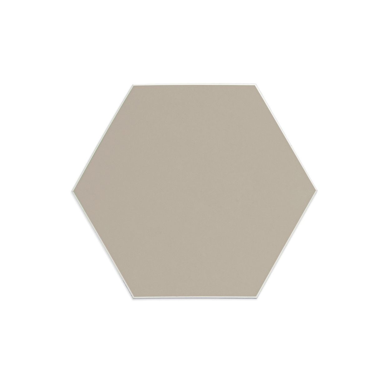 Hexagon Beige Peel & Stick Luxury Wall