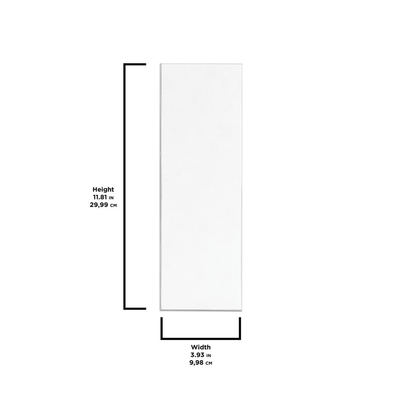 Subway White Peel & Stick Luxury Wall