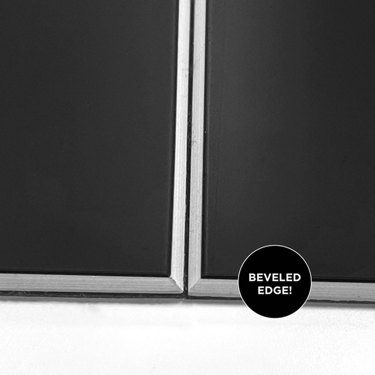 Subway Black Peel & Stick Luxury Wall