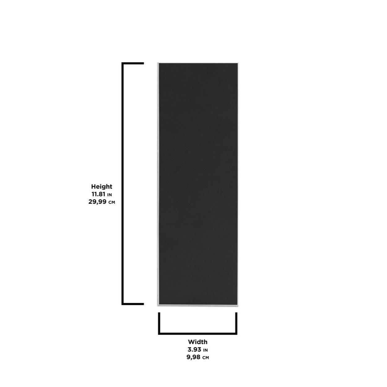 Subway Black Peel & Stick Luxury Wall