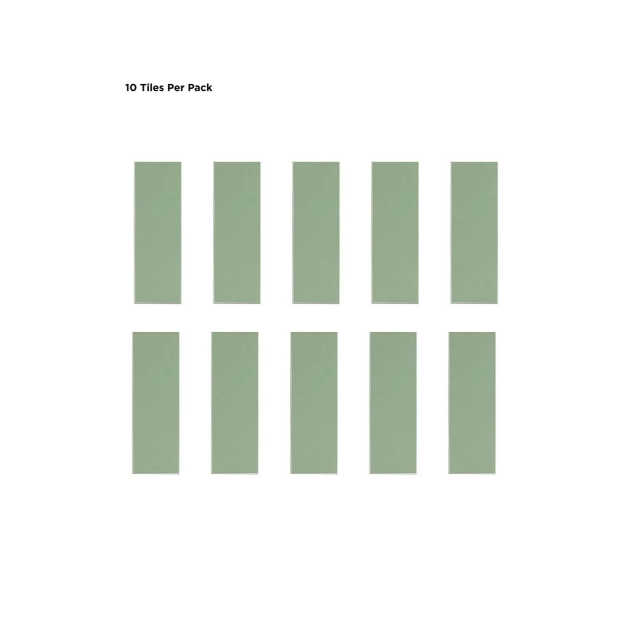 Subway Green Peel & Stick Luxury Wall