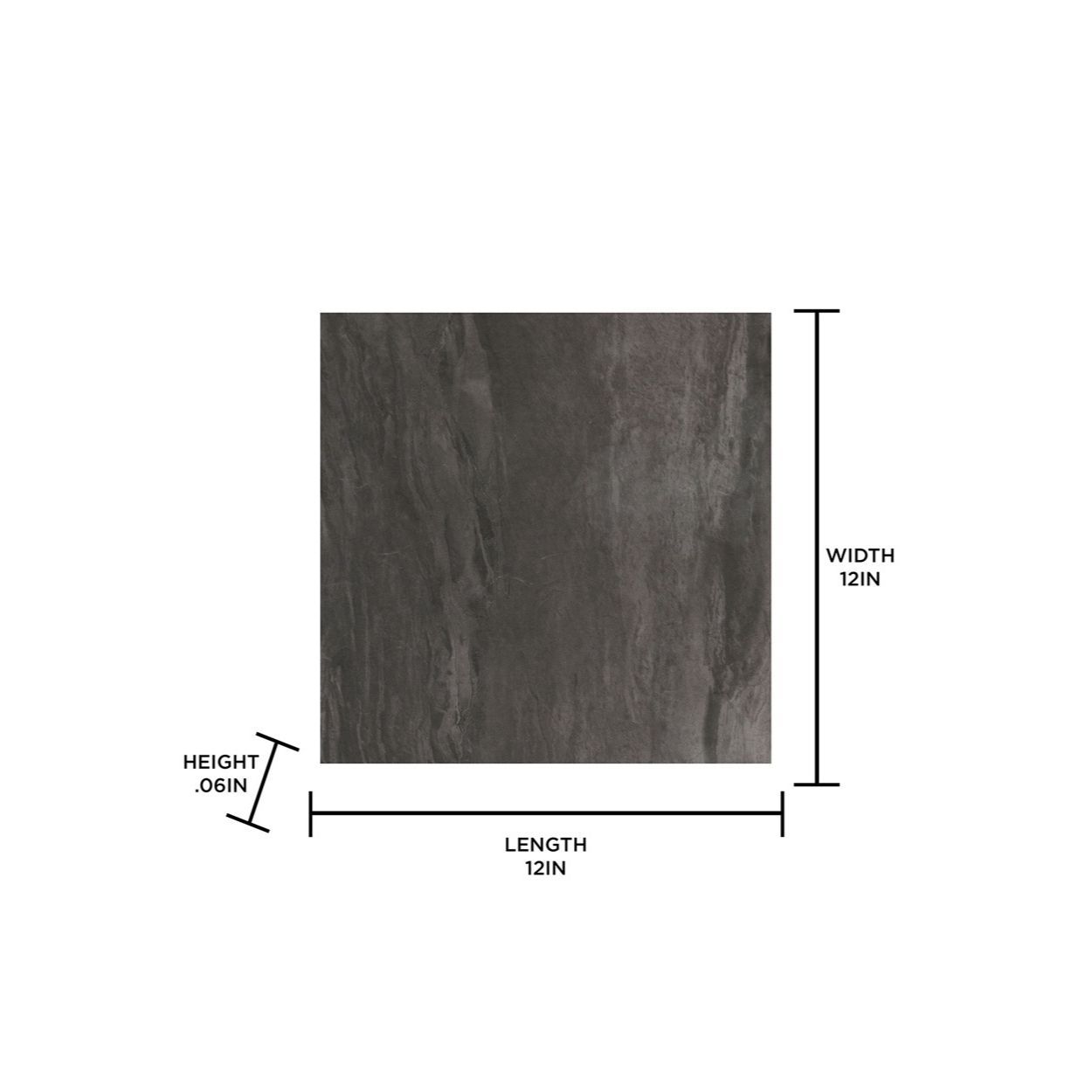 Raven Peel & Stick Floor Tiles