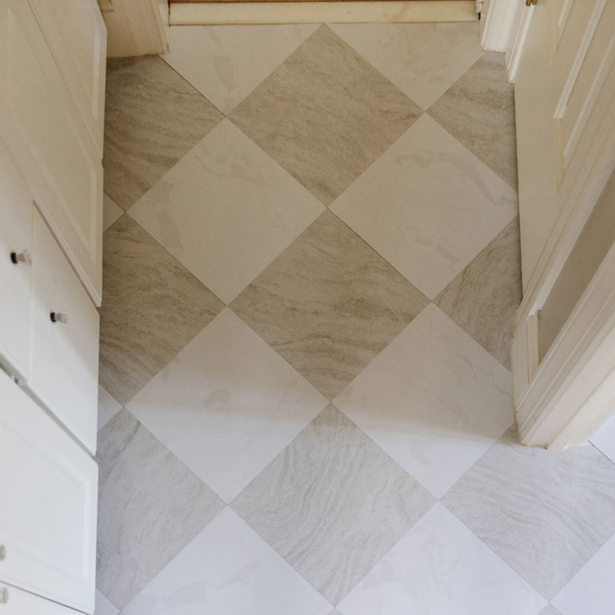 Bonneville Beige Peel & Stick Floor Tiles
