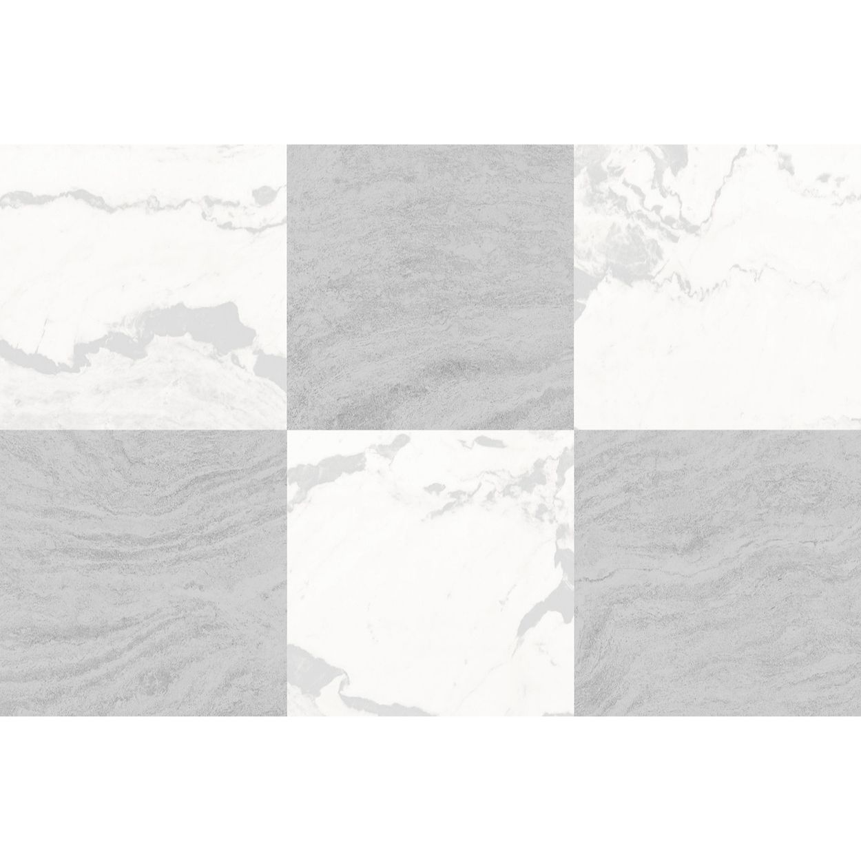 Langley Grey Peel & Stick Floor Tiles