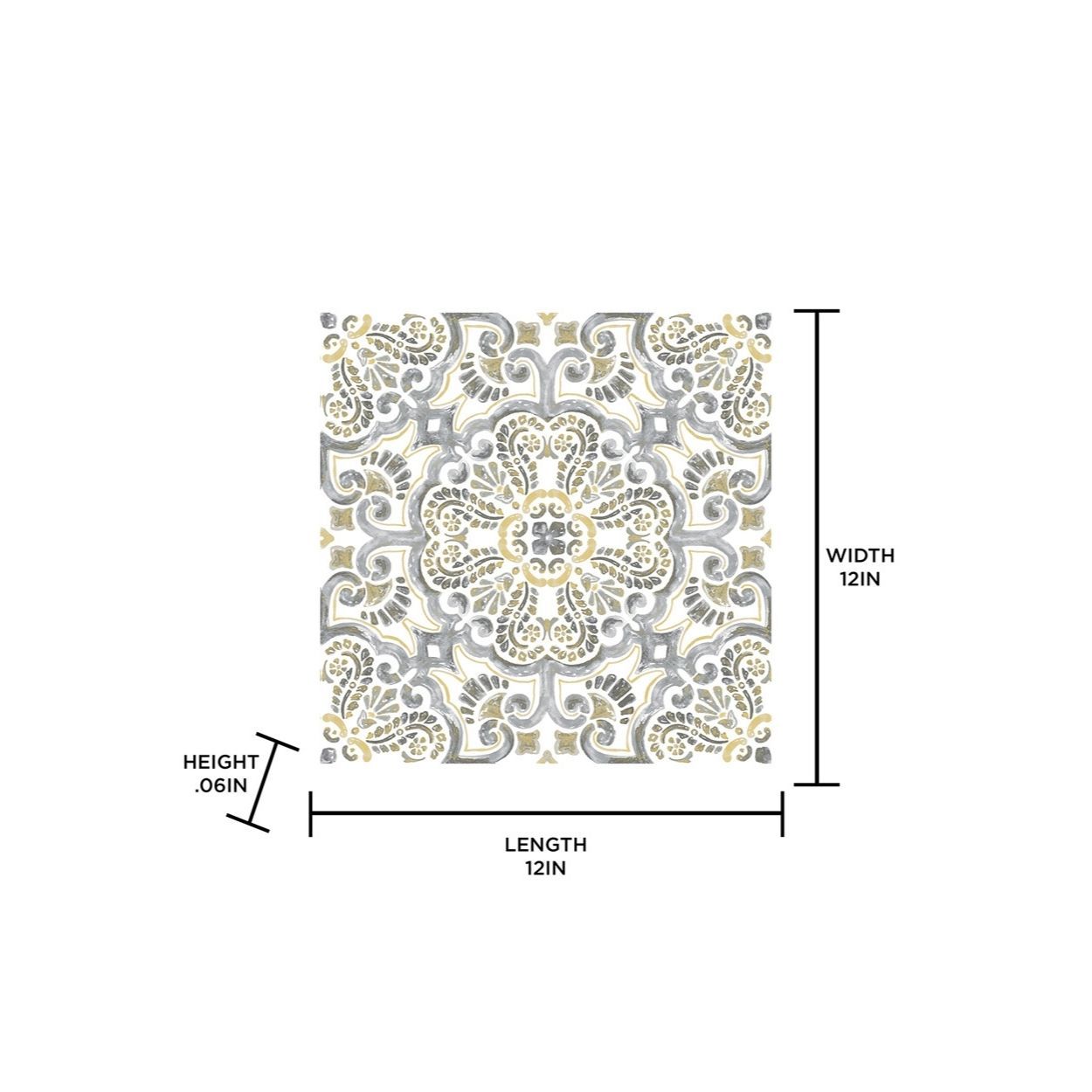 Antico Peel & Stick Floor Tiles