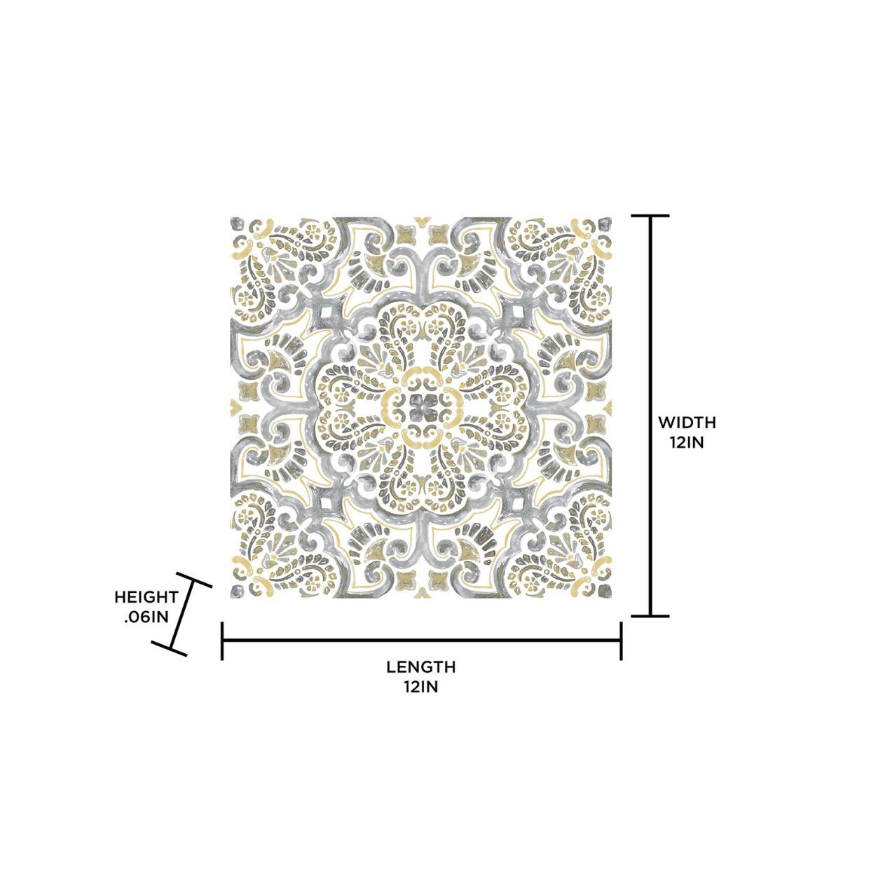 Antico Peel & Stick Floor Tiles