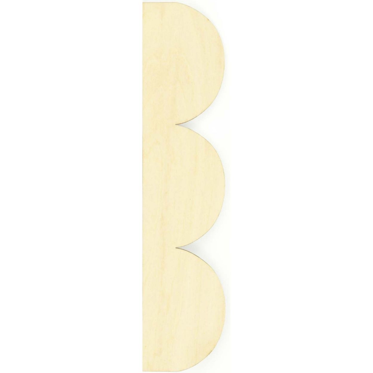Wallpops Natural Scallop P&S Wooden