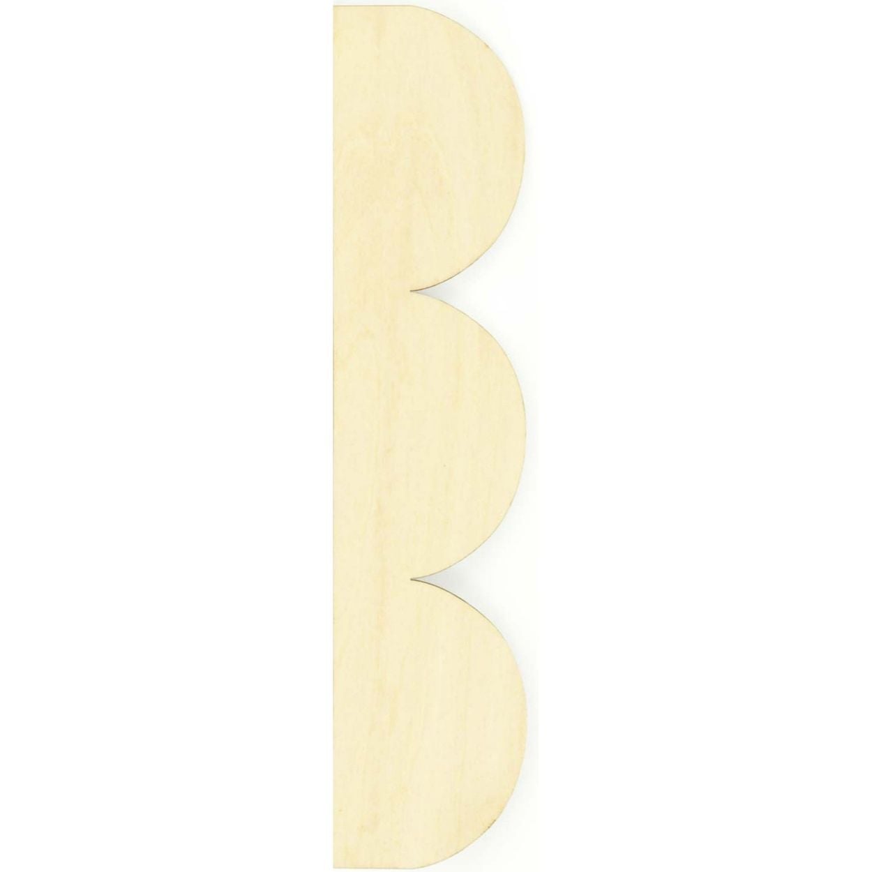 Wallpops Natural Scallop P&S Wooden