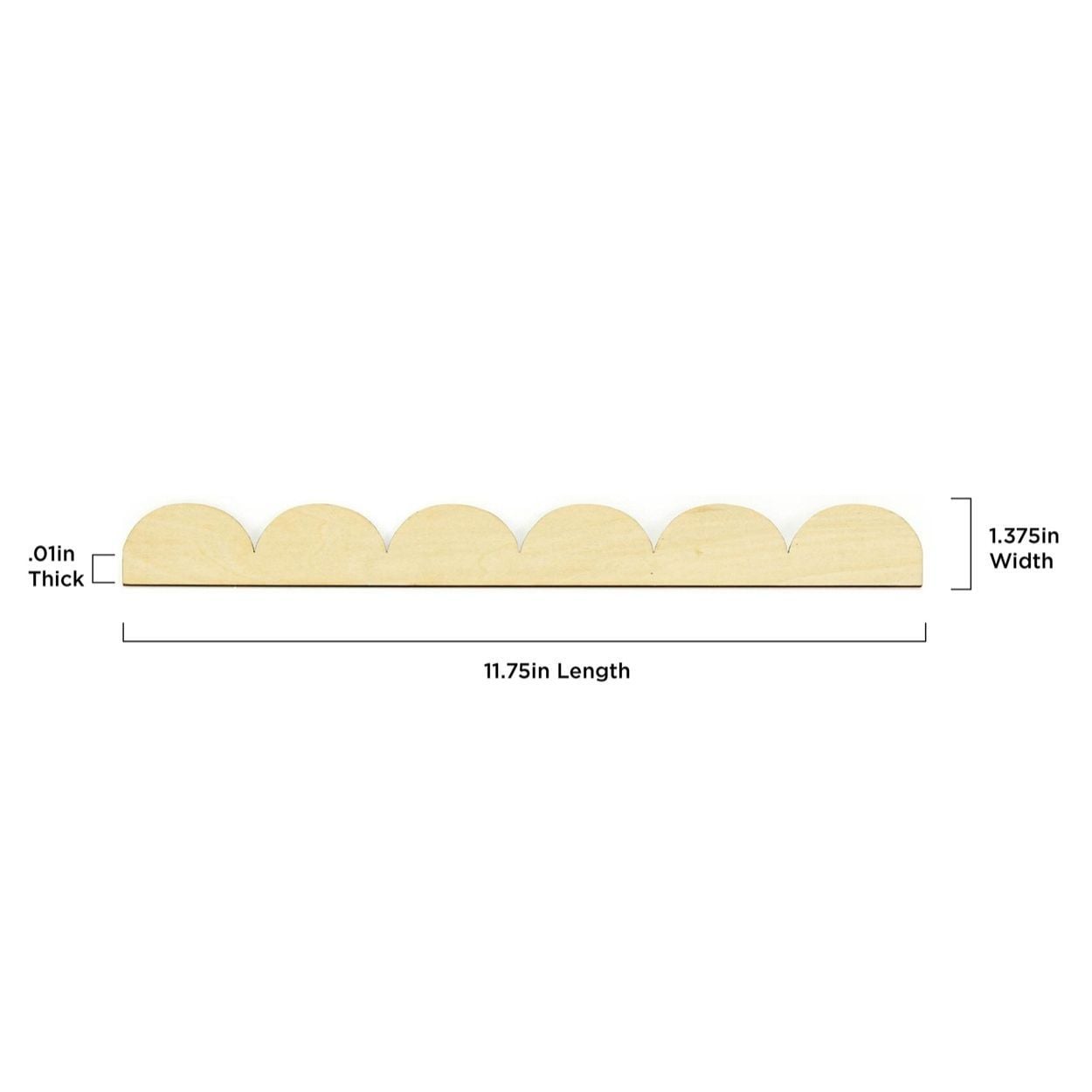 Wallpops Natural Mini Scallop P&S