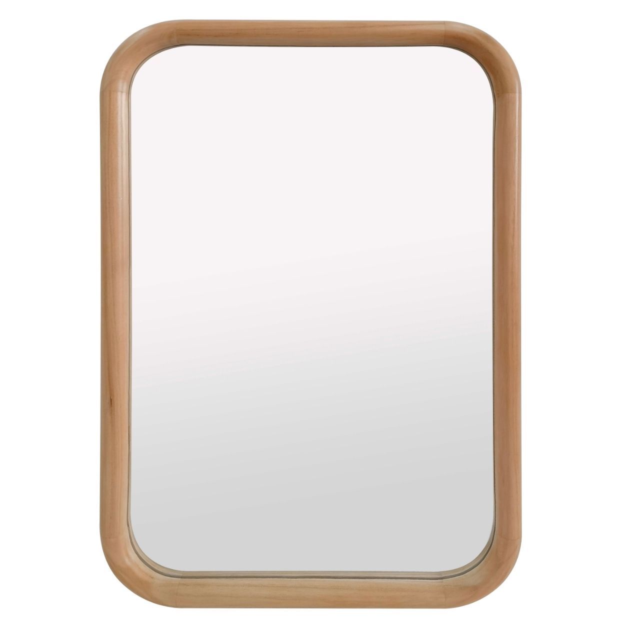 Contemporary Wood Mirror Rectangular 40x60Cm