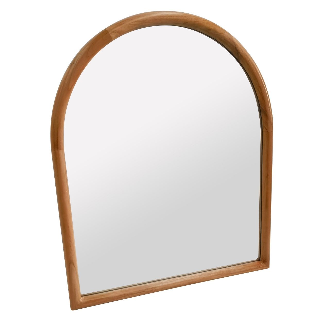 Contemporary Wood Mirror Arched 50x60Cm