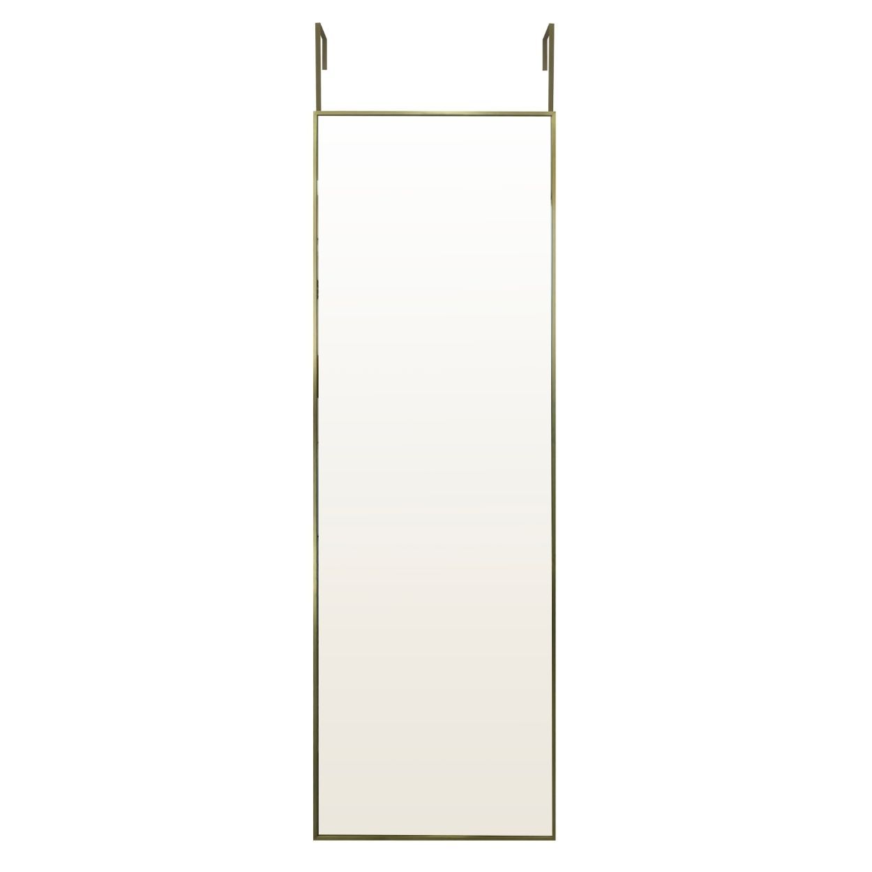 Over The Door Mirror 37x120cm Gold