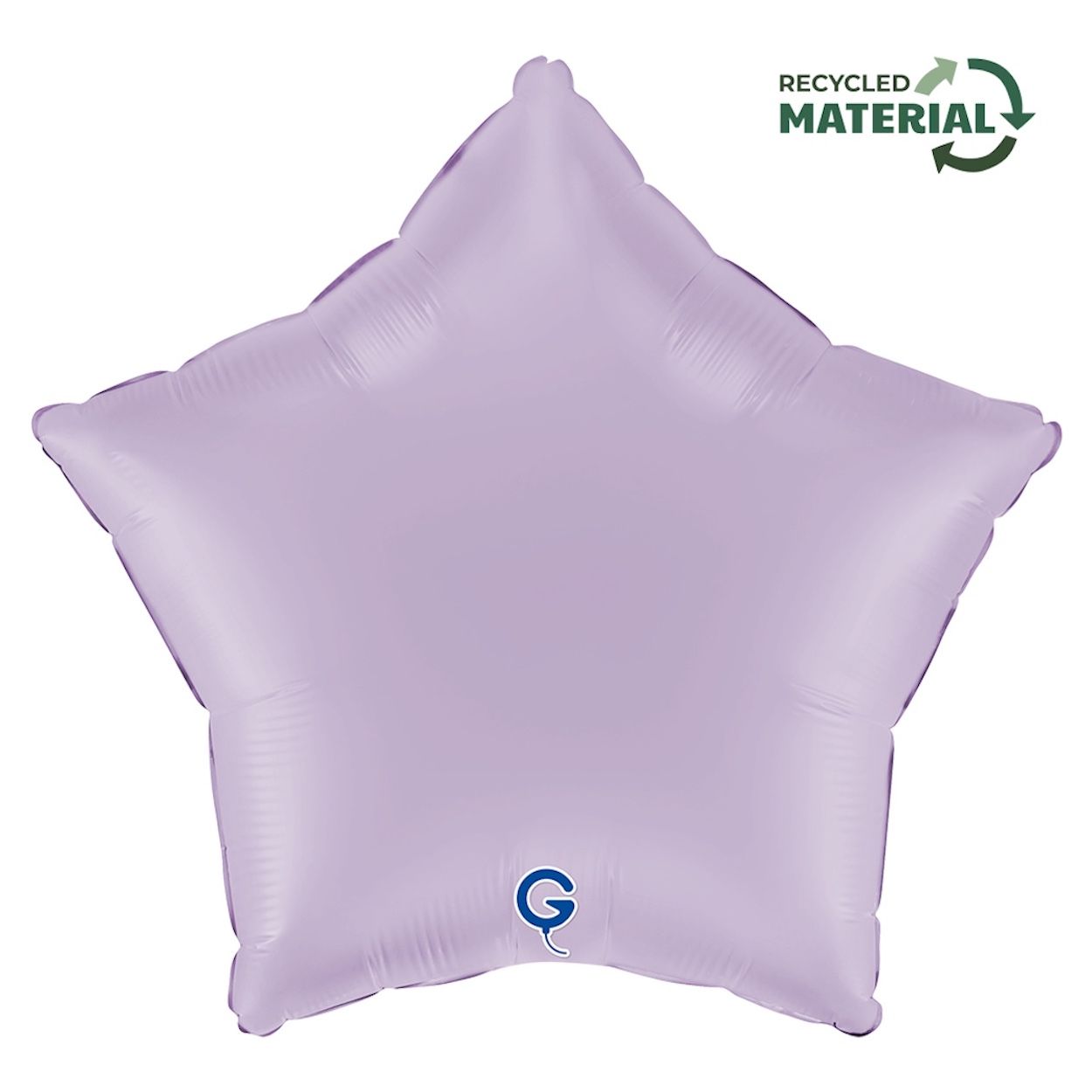 Star Foil Balloon Matte Lilac 46cm