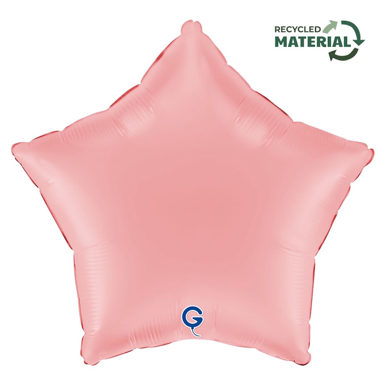 Star Foil Balloon Matte Pink 46cm