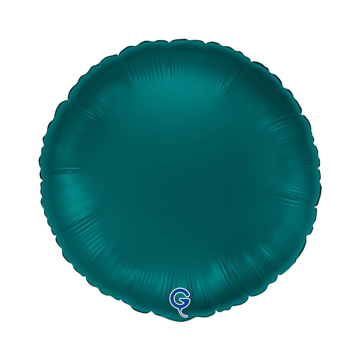 Round Foil Balloon Emerald Green 46cm