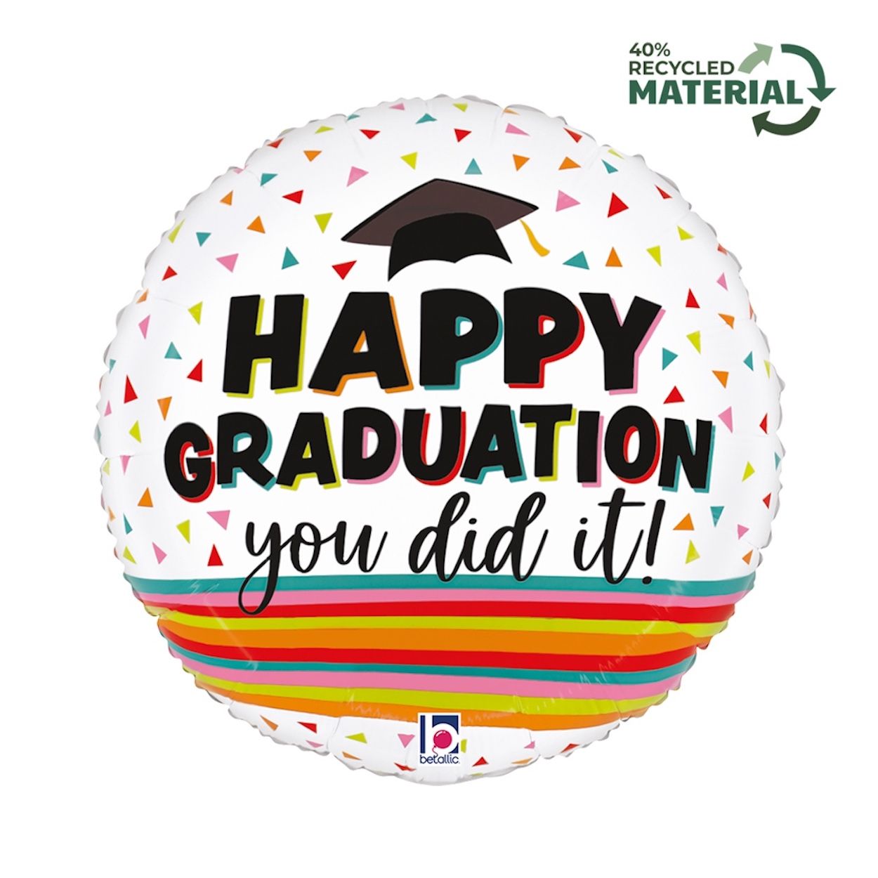 Graduation Foil Balloon Festive 46cm