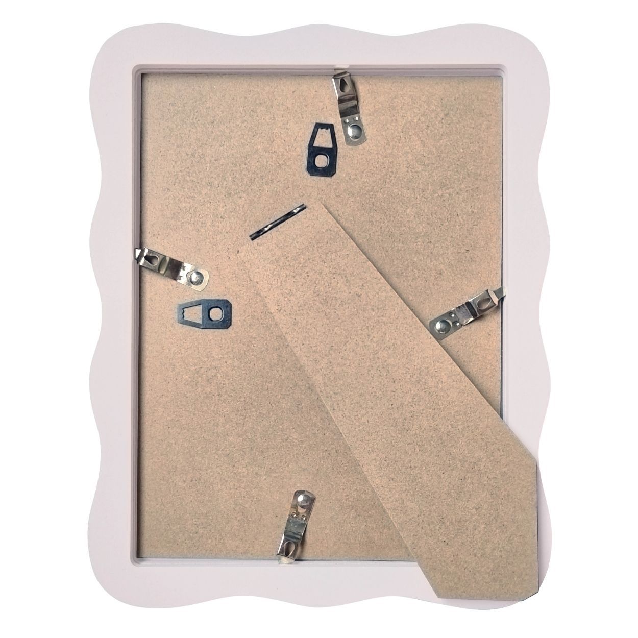 Wavy Photo Frame 6x8 matted to 4x6 Pink