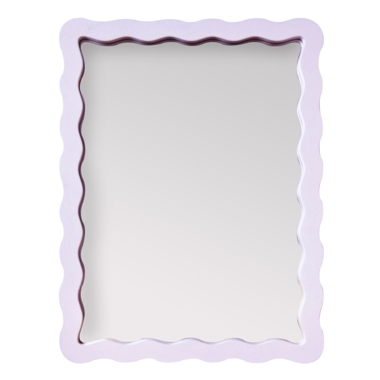 Wavy Mirror 30x40cm Pink