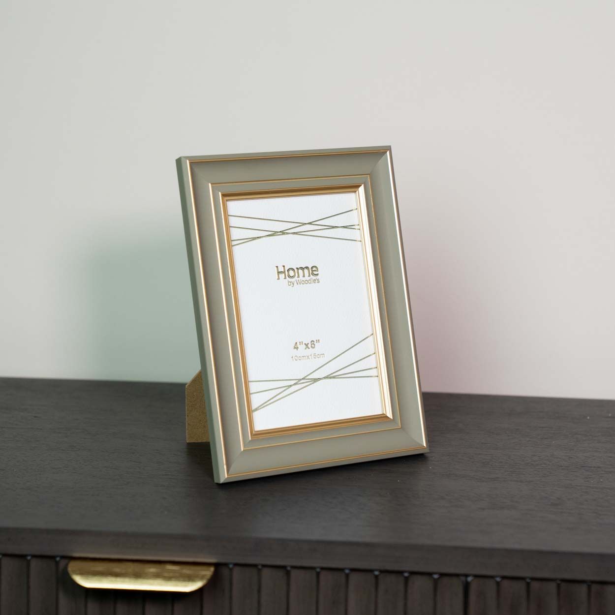 Photo Frame Green & Gold 4 x 6