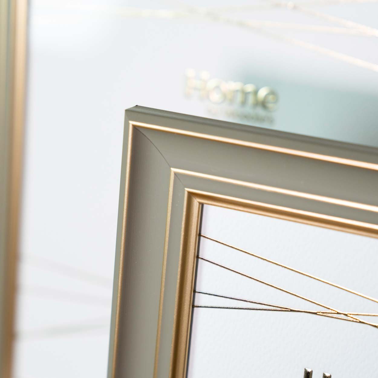 Photo Frame Green & Gold  5 x 7