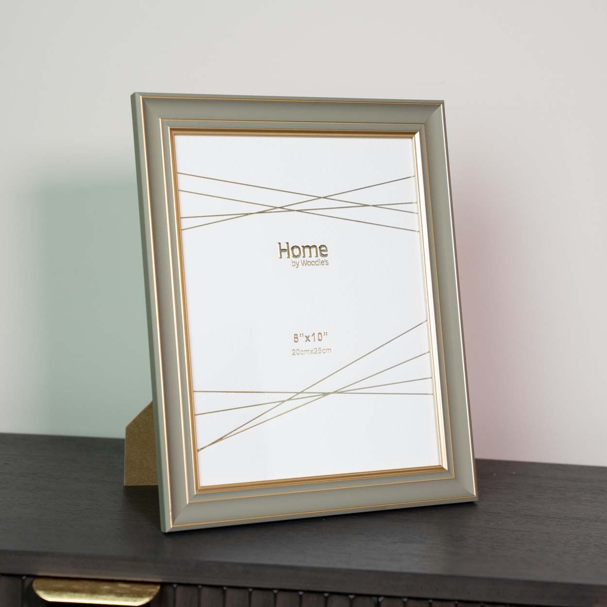 Photo Frame Green & Gold  8 x 10