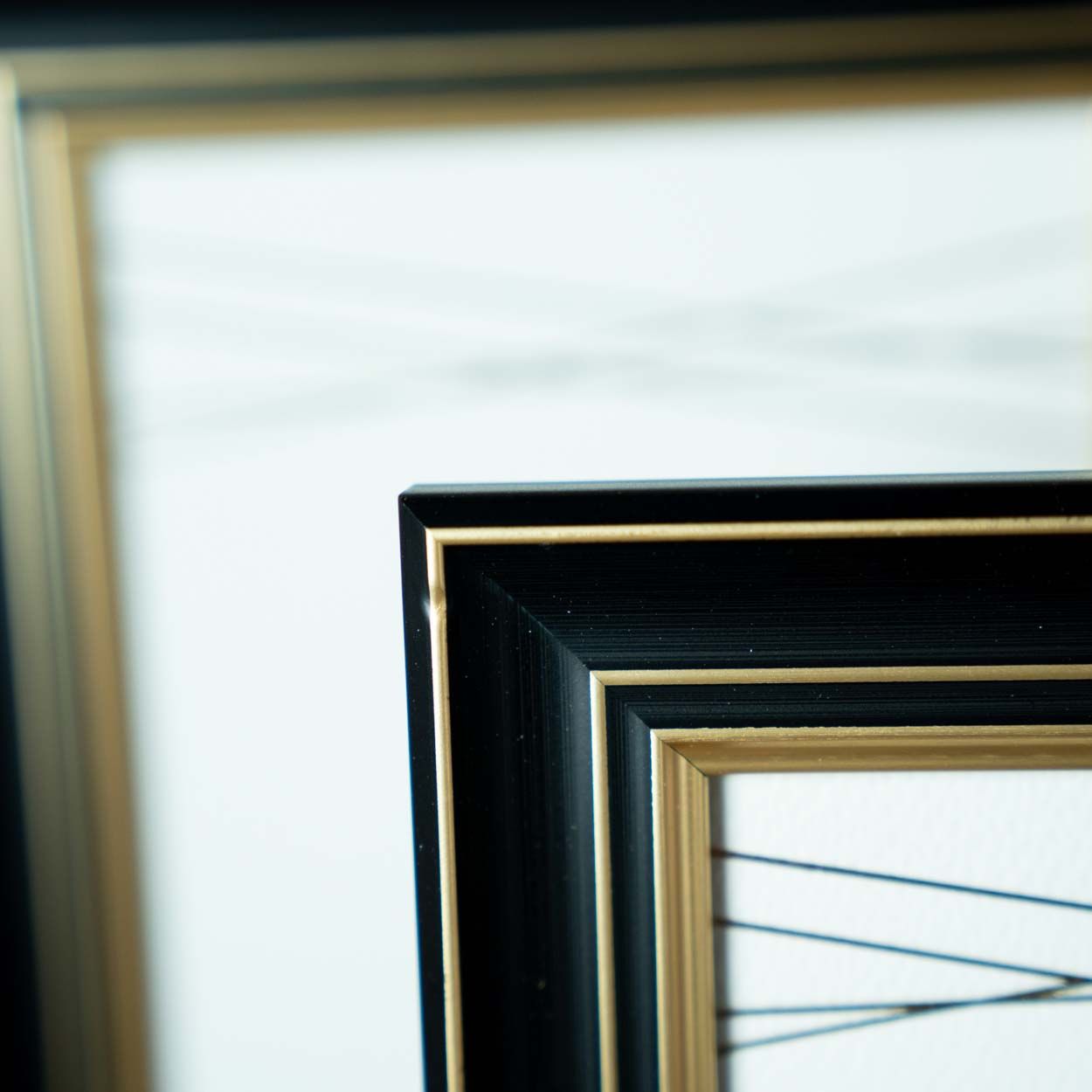 Photo Frame Black & Gold 4 x 6