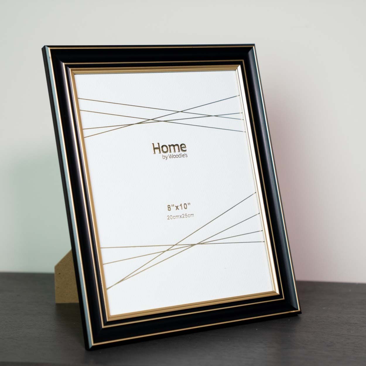 Photo Frame Black & Gold  8 x 10