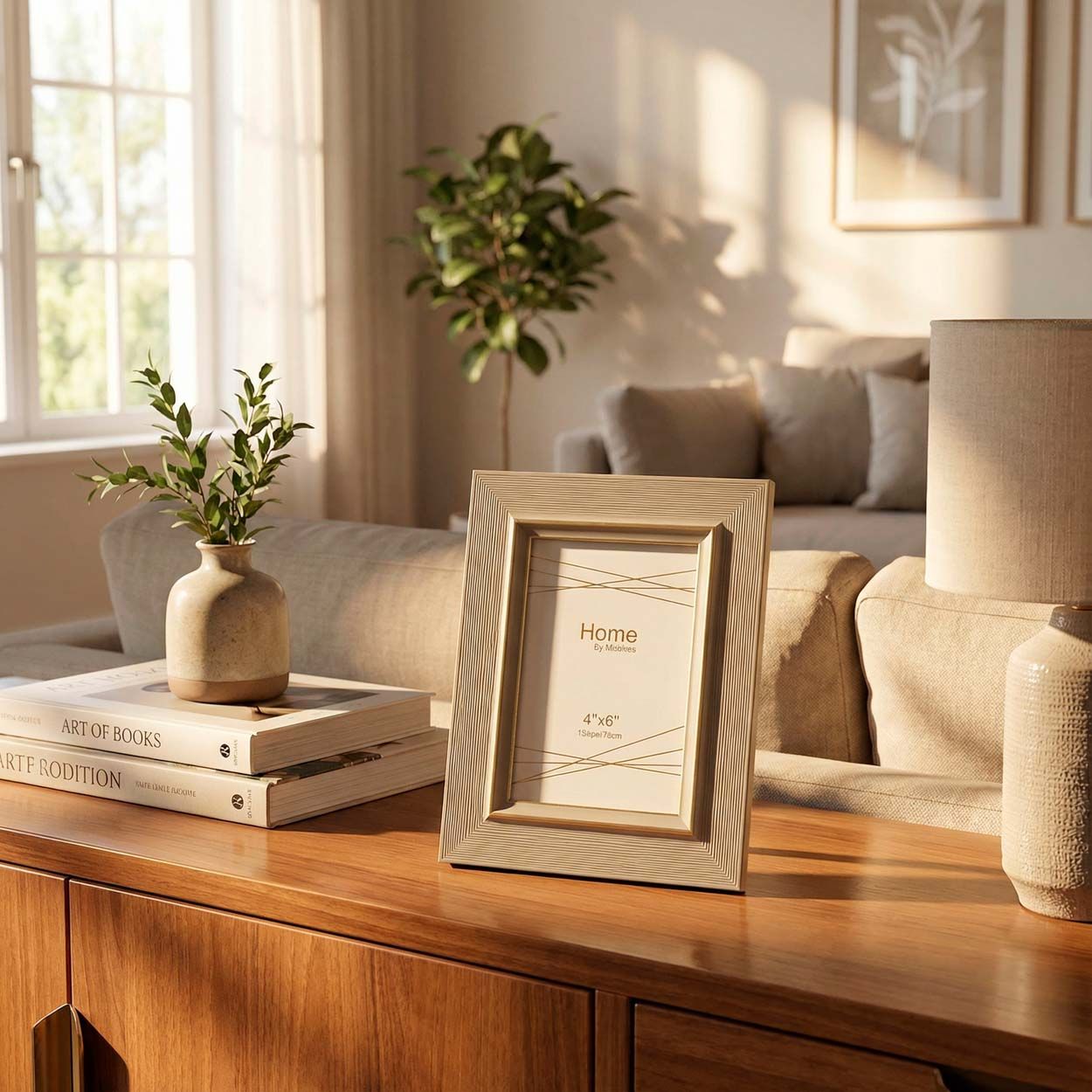 Photo Frame Light Grey 4 x 6