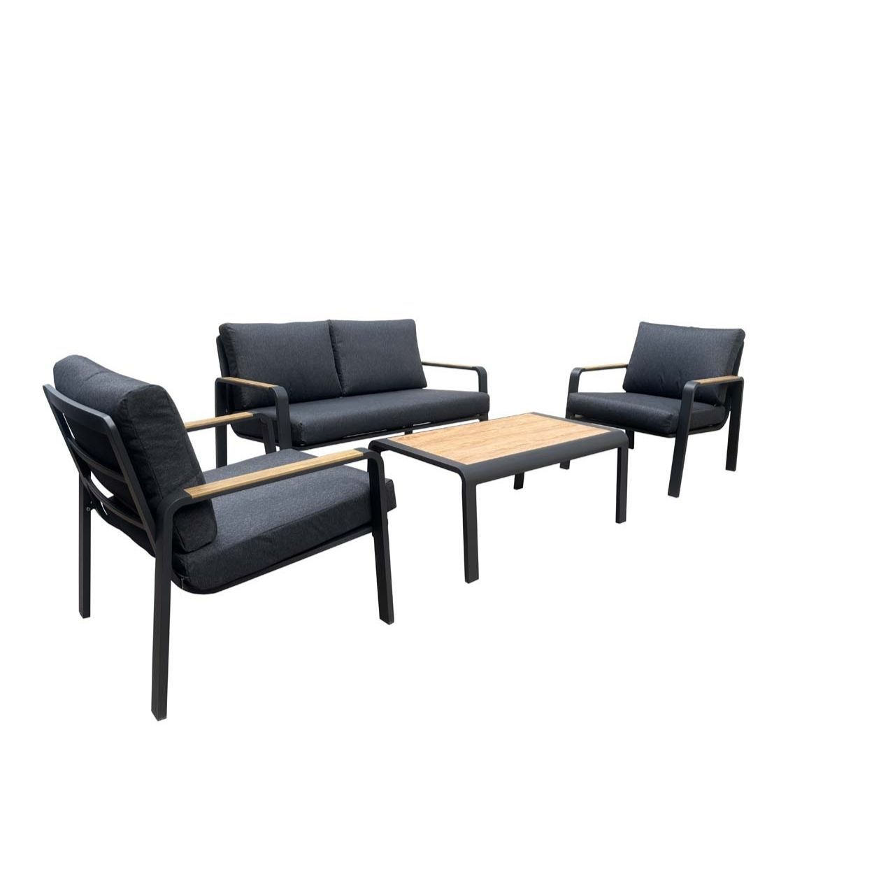 4 Seater Aluminium Conversation Sofa Set