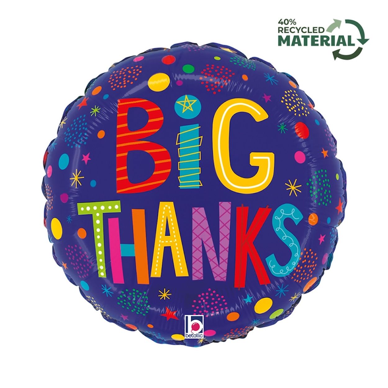 Big Thanks Foil Balloon 46cm