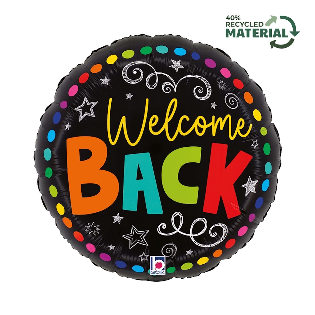Welcome Back Foil Balloon 46cm