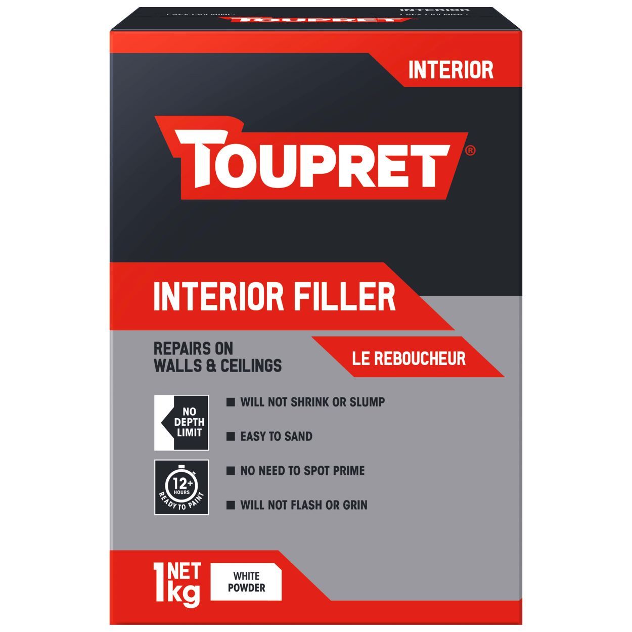 Toupret Interior Filler 1kg
