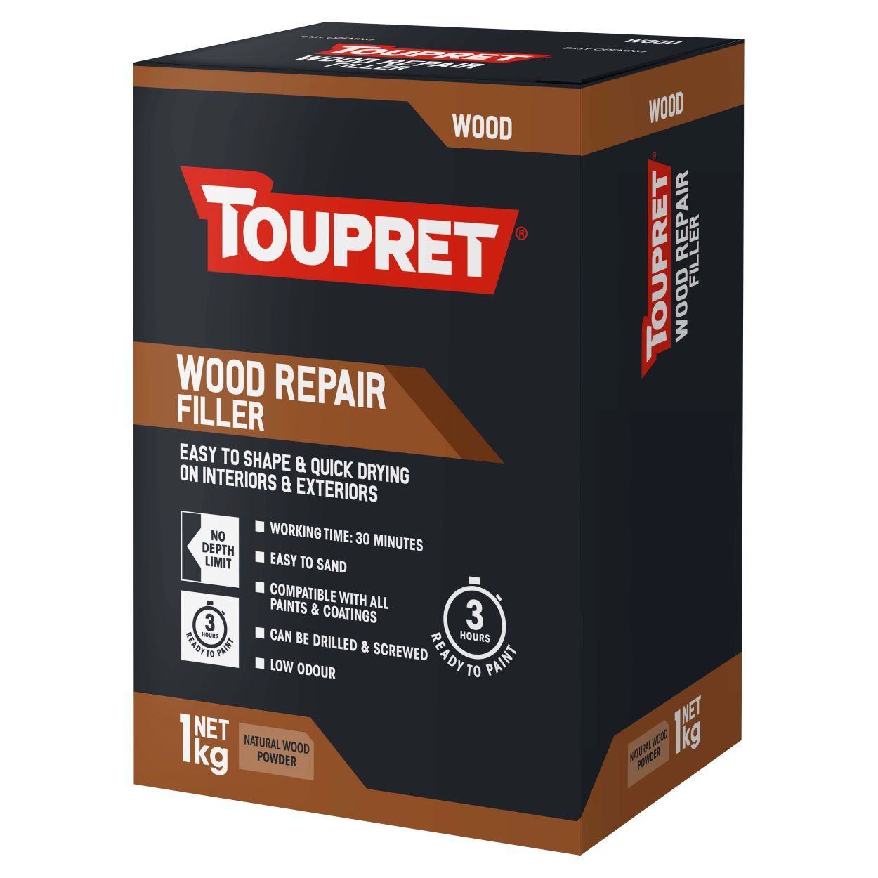Toupret Wood Repair Filler 1kg