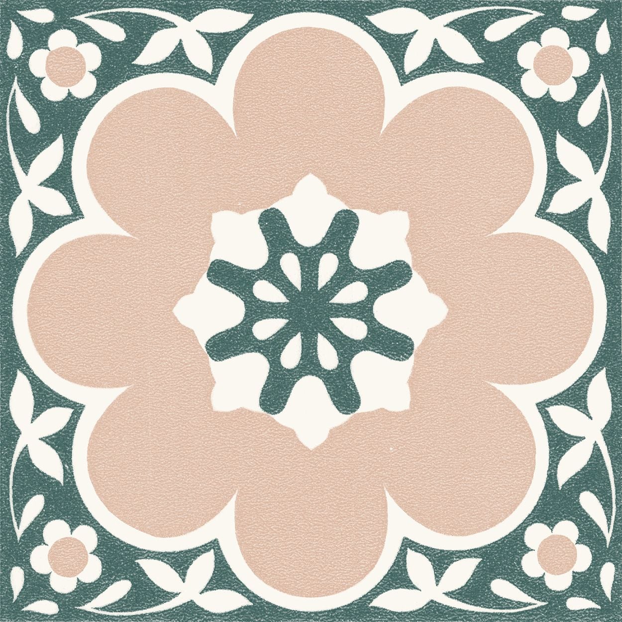 Daphne Pink Peel & Stick Floor Tiles