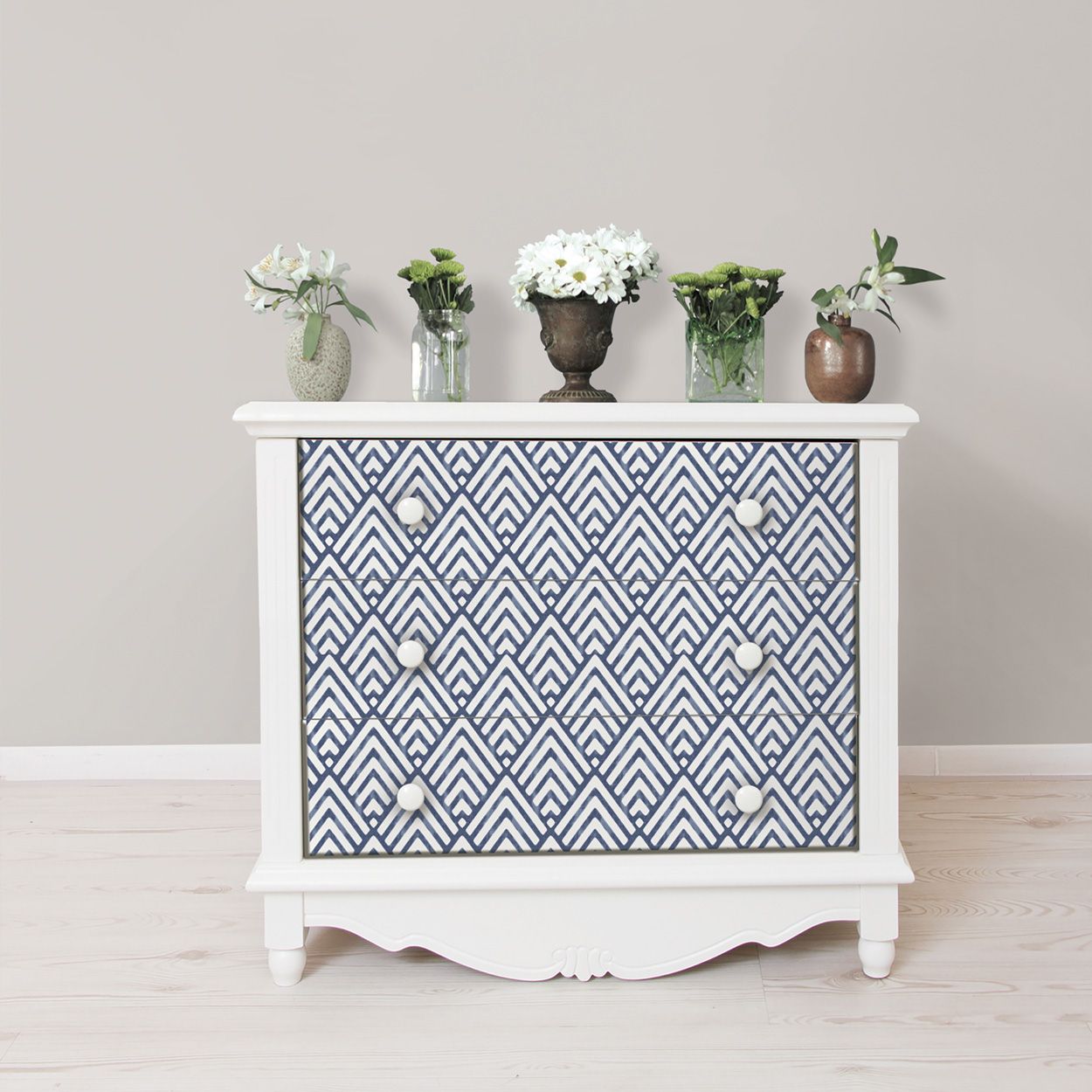 Nuwallpaper Arrowhead Deep Blue P&S