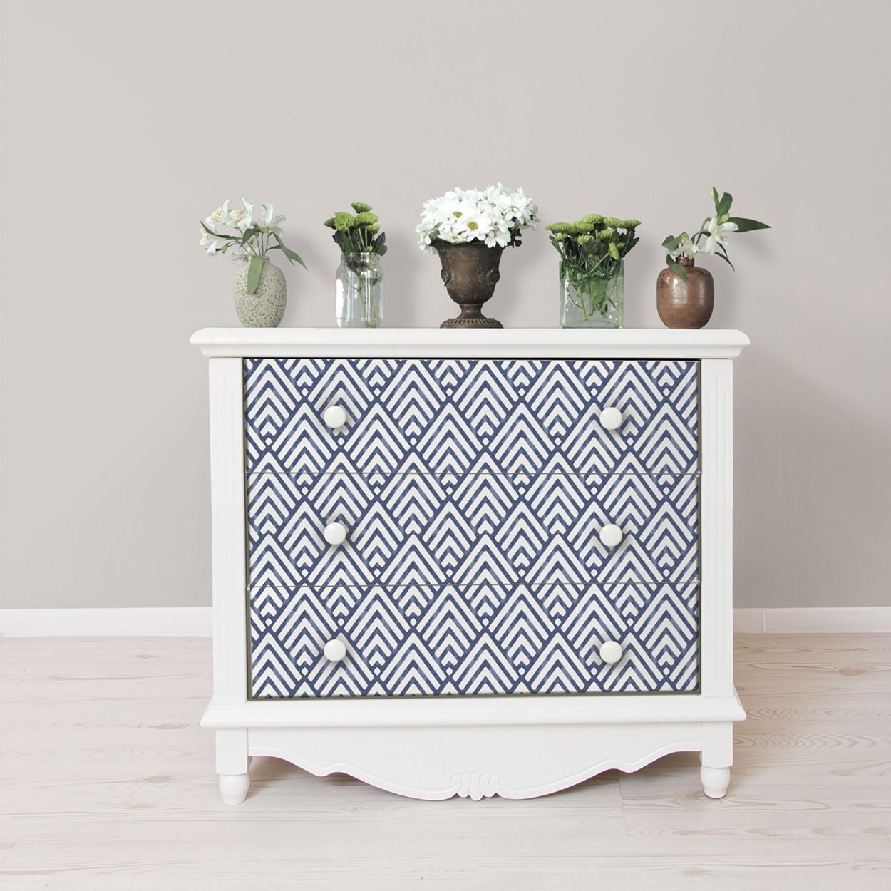 Nuwallpaper Arrowhead Deep Blue P&S