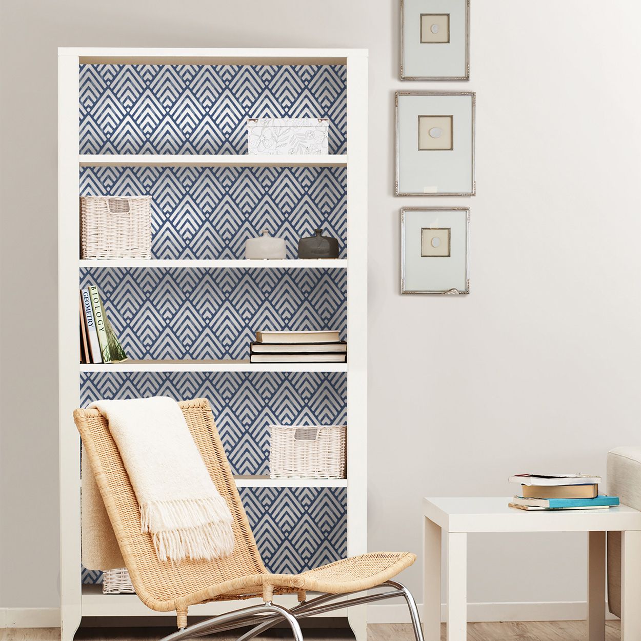 Nuwallpaper Arrowhead Deep Blue P&S