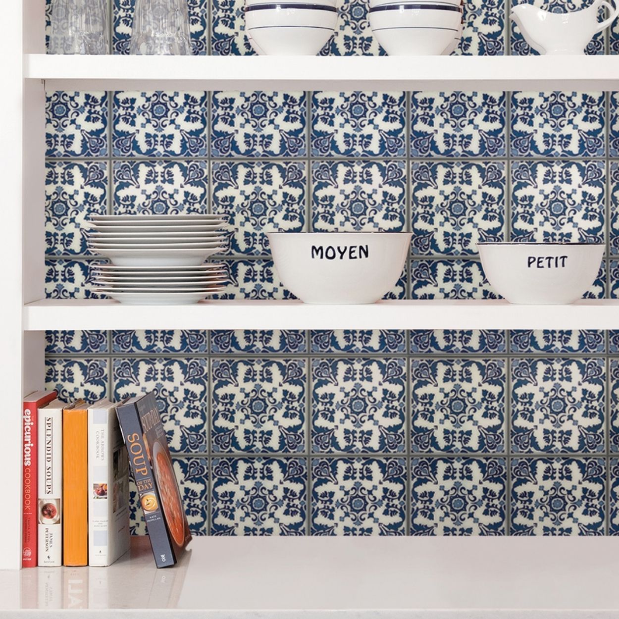 Aegean Peel & Stick Backsplash Tiles