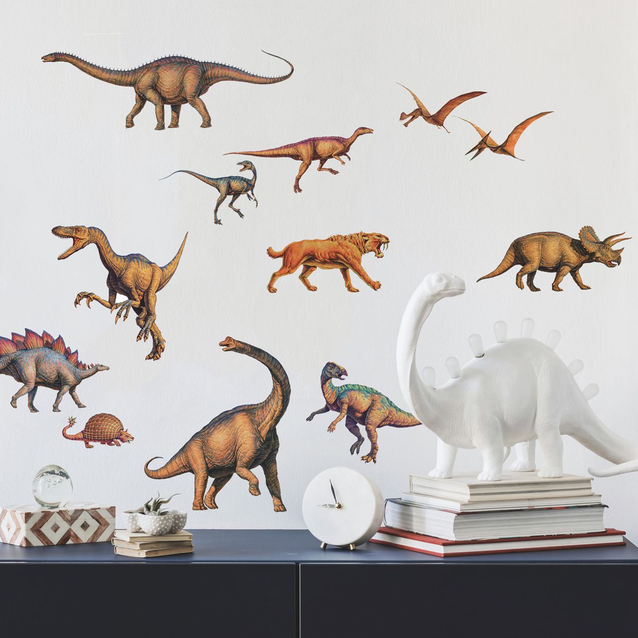 Dinosaurs (Lifelike) Peel & Stick Wall Decals
