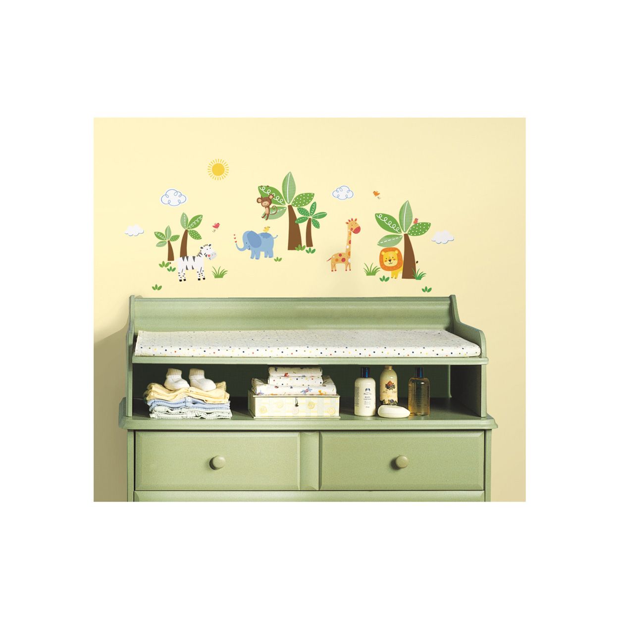 Jungle Friends Peel And Stick Wall Decals