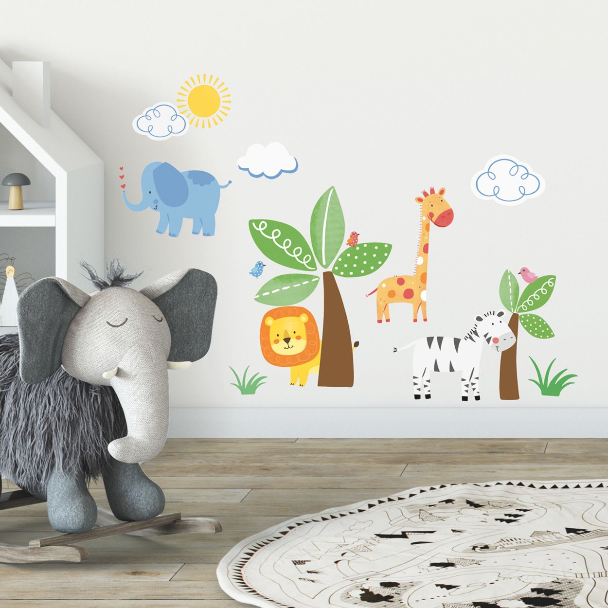 Jungle Friends Peel And Stick Wall Decals