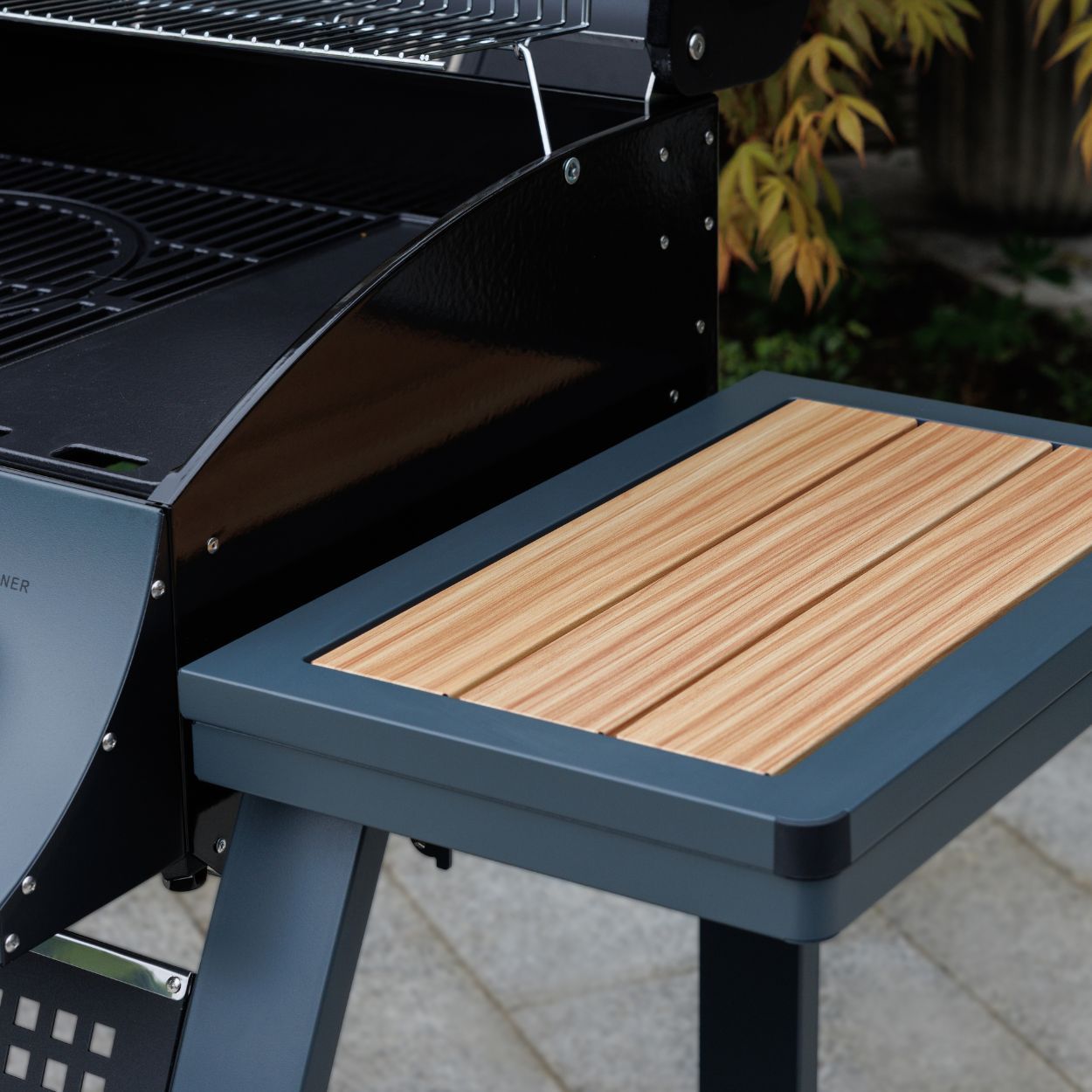 Sahara S355 Gas BBQ Wood Effect Steel
