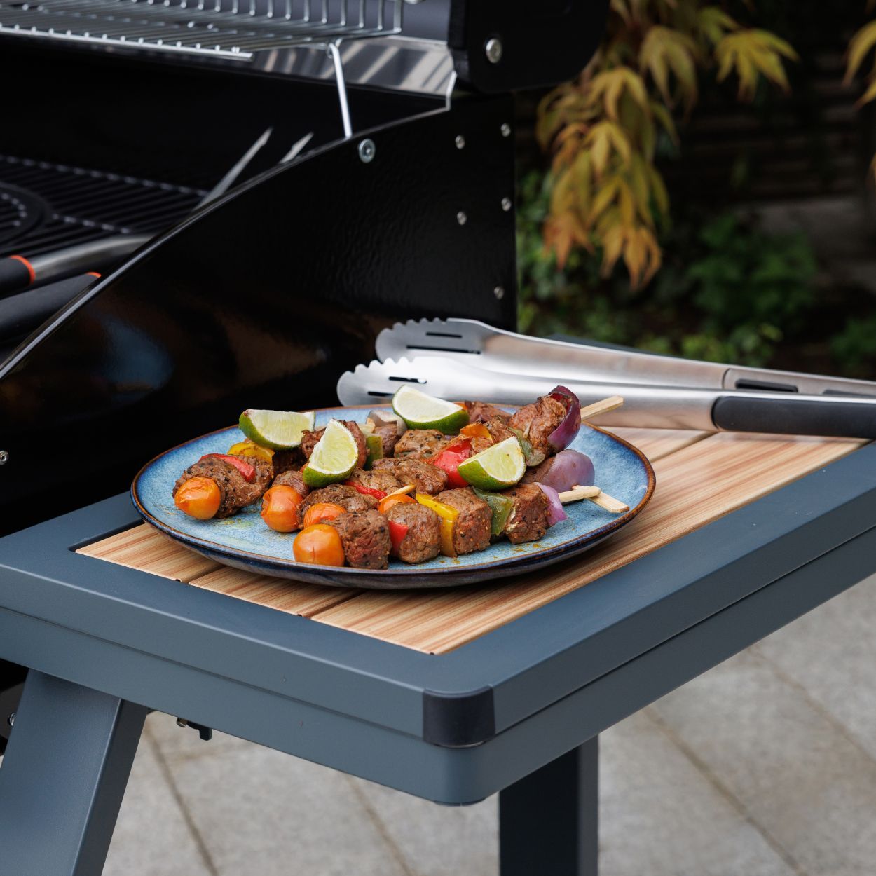 Sahara S355 Gas BBQ Wood Effect Steel