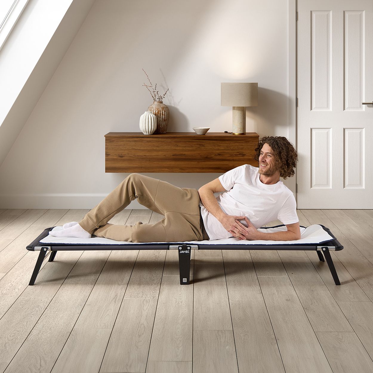 Jay-Be LE59 Lite Folding Bed with Insulator Pad, Single 