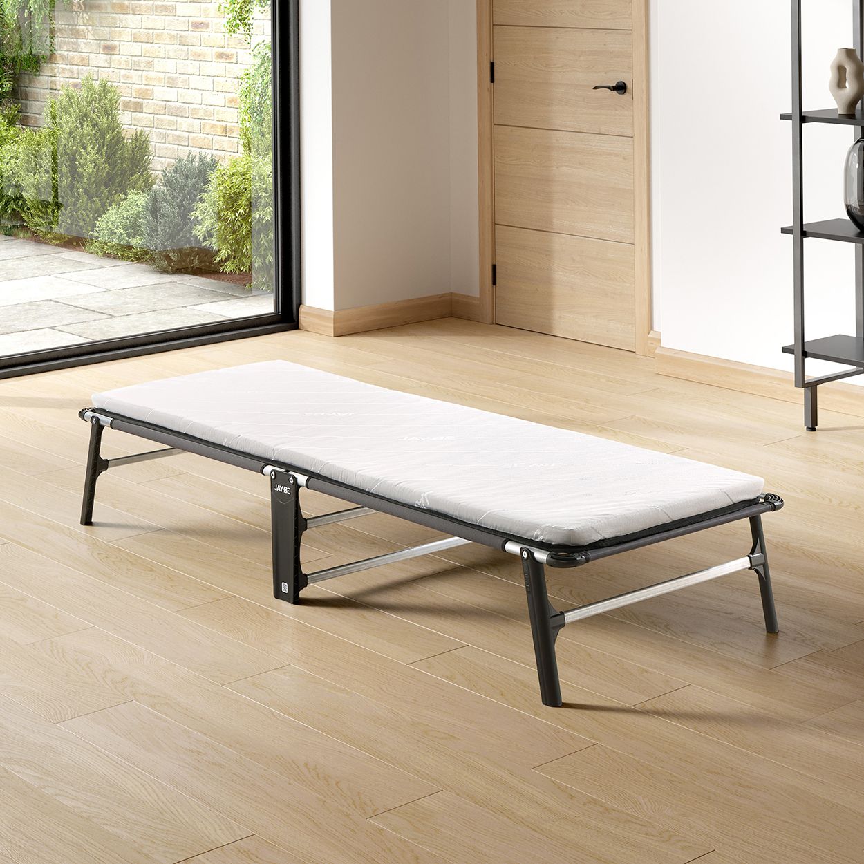 Jay-Be HE70 Hideaway Folding Bed with Mattress, Single