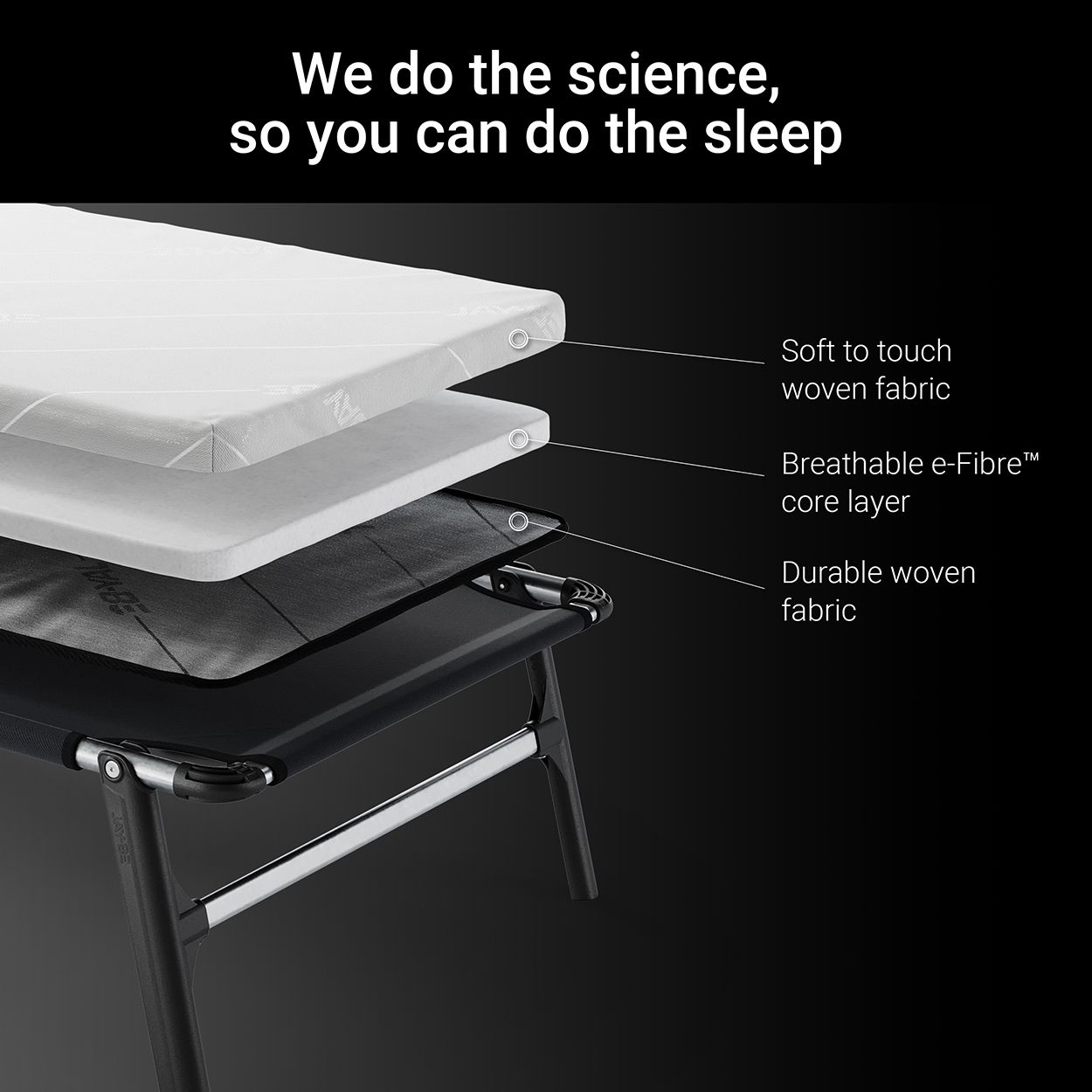 Jay-Be HE70 Hideaway Folding Bed with Mattress, Single