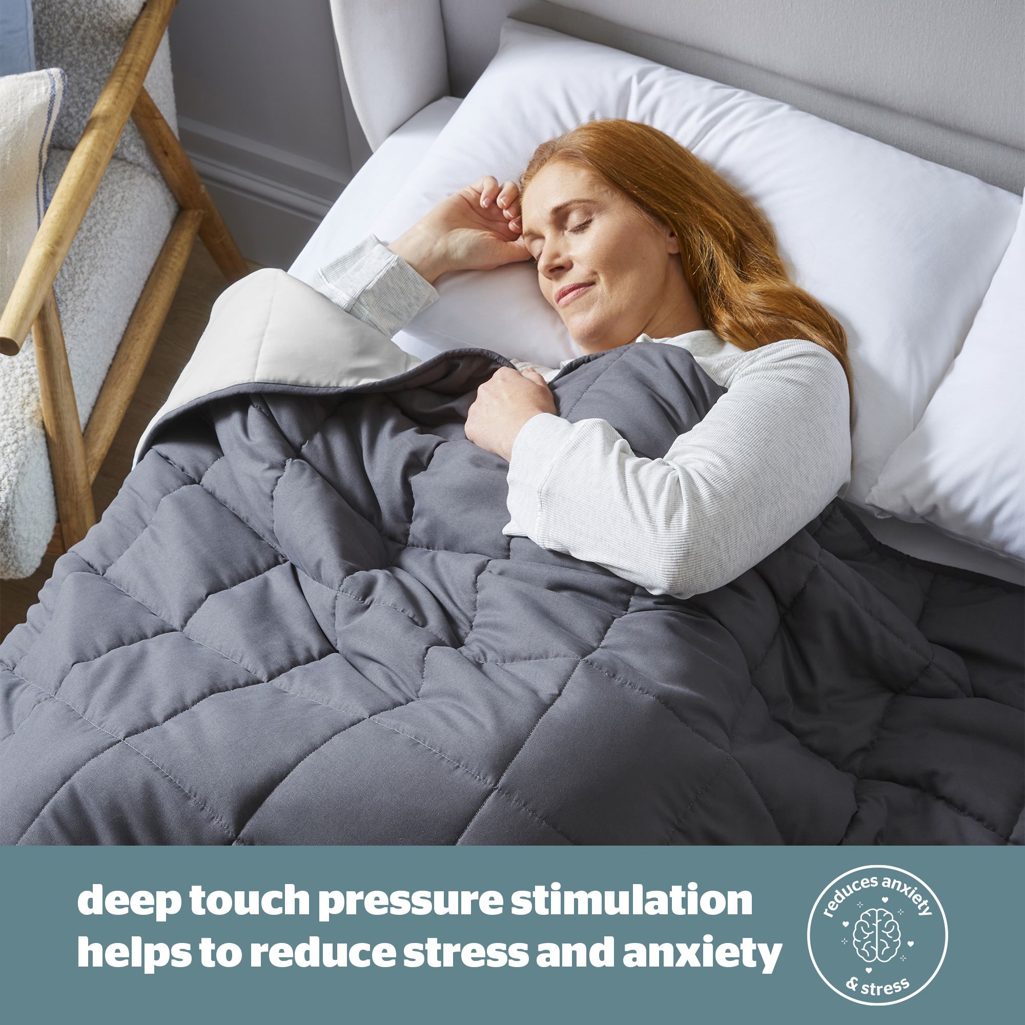 Silentnight Restore Cooling Weighted Blanket Pad 152 x 178cm