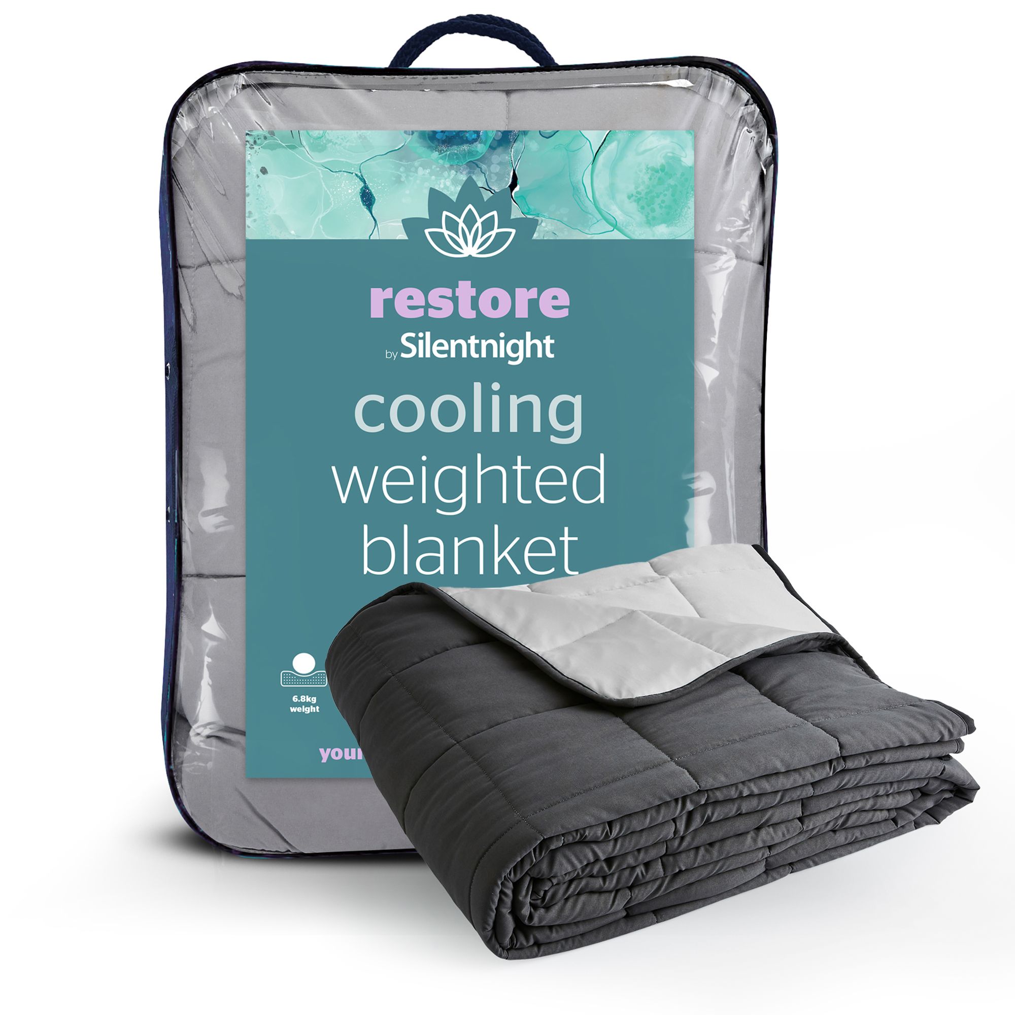 Silentnight Restore Cooling Weighted Blanket Pad 152 x 178cm