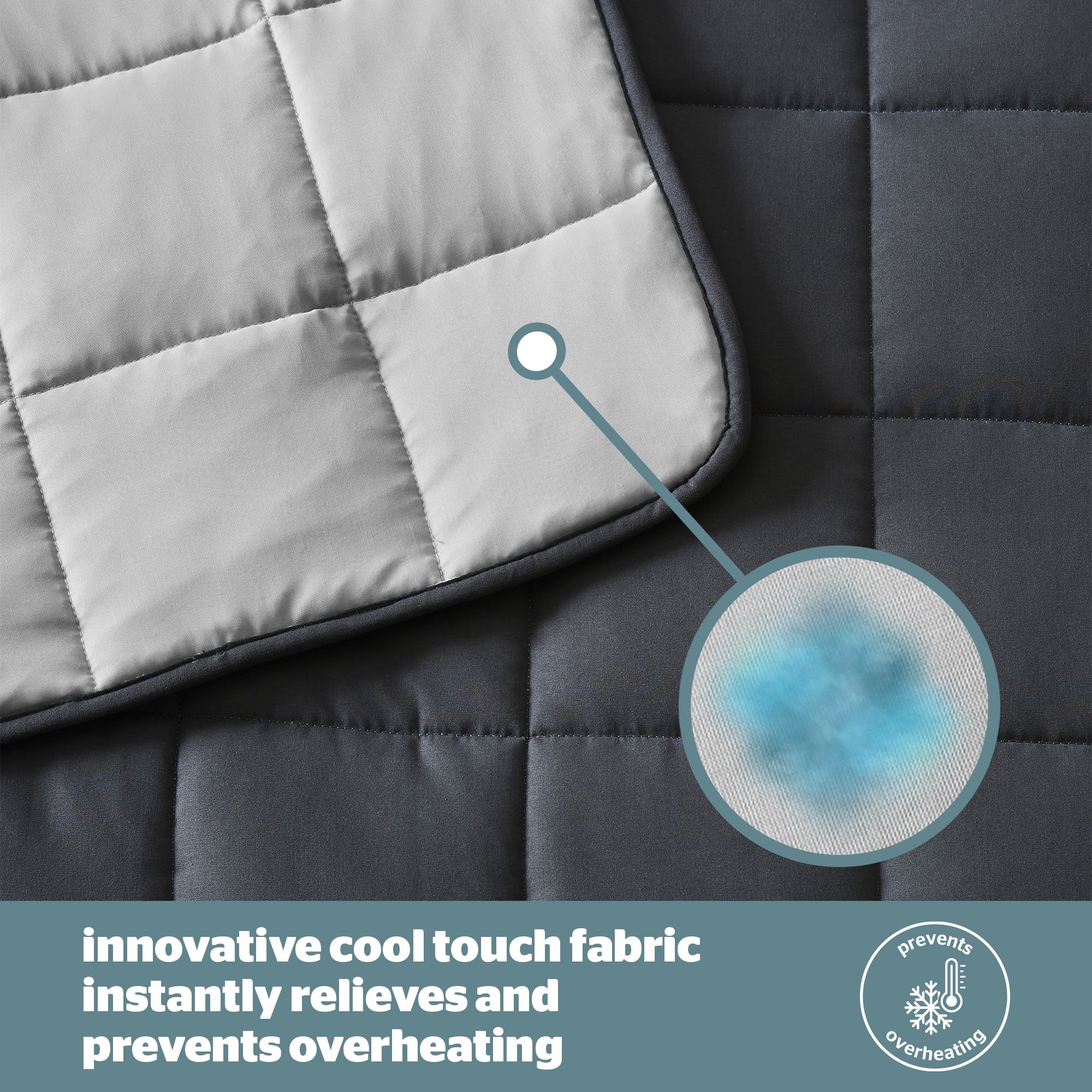 Silentnight Restore Cooling Weighted Blanket Pad 152 x 178cm